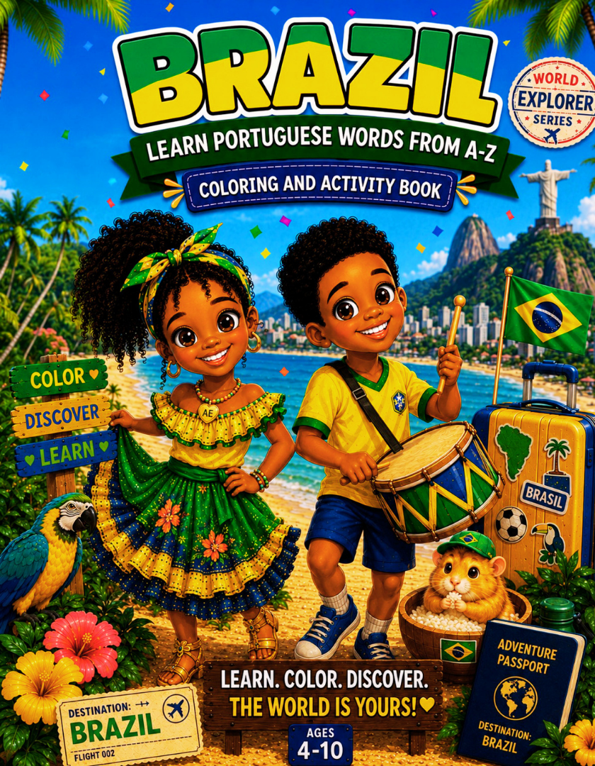Brazil: Learn Portuguese Words from A–Z cover