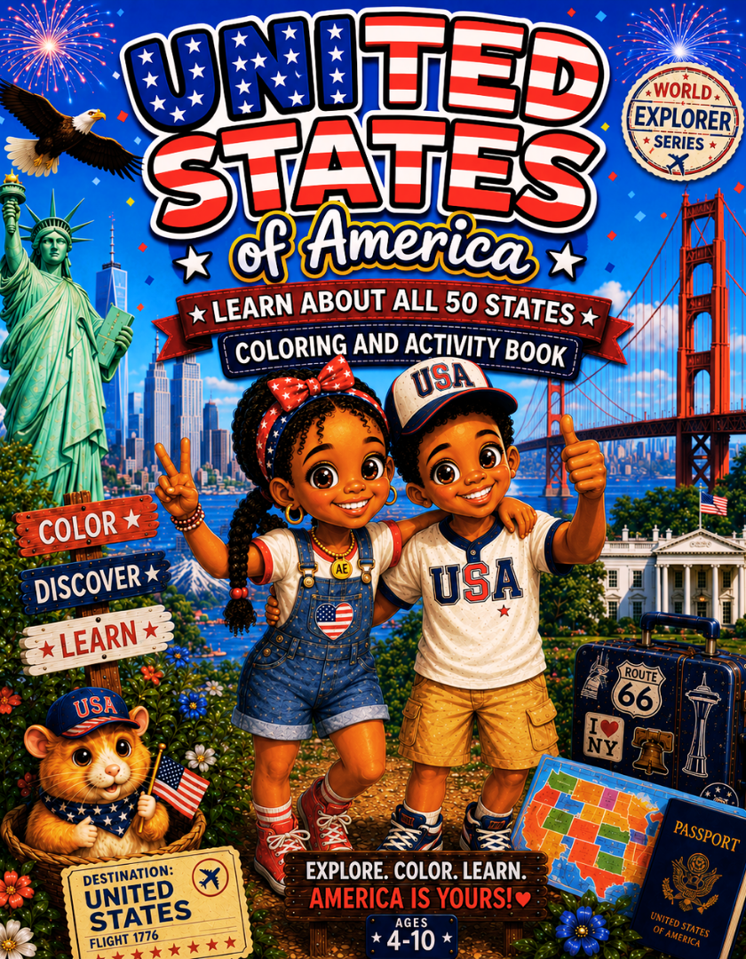 United States of America: Learn About All 50 States cover